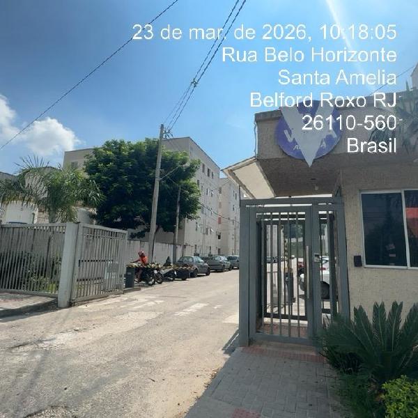 Oportunidade valiosa — Apartamento no Santa Amelia, Belford Roxo - RJ, Apto 102, 2 quartos, 43,29m²