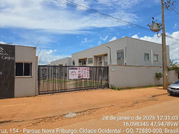 Imóvel com localização privilegiada — Apartamento no Mansoes Recreio Mossoro, Cidade Ocidental - GO, Apto 102, 2 quartos, 1 vaga, 53,54m²