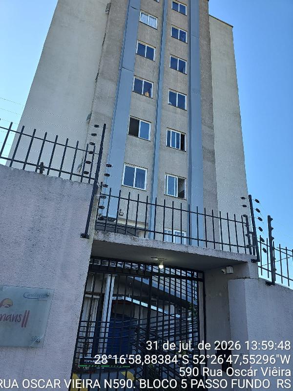 Imóvel com ótimo custo — Apartamento no Santa Marta, Passo Fundo - RS, Apto 532, 2 quartos, 1 vaga, 50,36m²