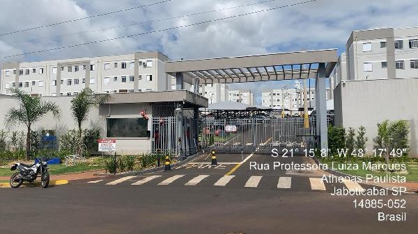 Oportunidade para moradia — Apartamento no Athenas Paulista, Jaboticabal - SP, Apto 04, 2 quartos, 1 vaga, 43,06m²