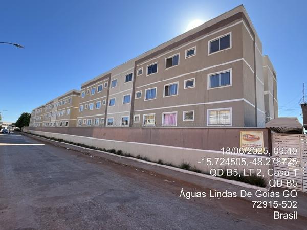 Oferta com vantagem — Apartamento no Mansoes Por do Sol, Aguas Lindas de Goias - GO, Apto 303, 2 quartos, 1 vaga, 45m²