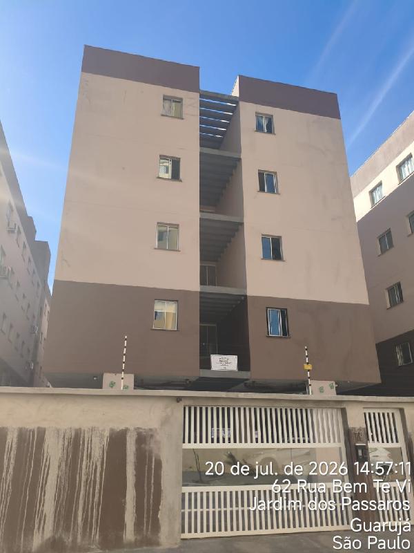 Imóvel com excelente proposta — Apartamento no Jardim dos Passaros, Guaruja - SP, Apto 208, 1 quarto, 38,16m²
