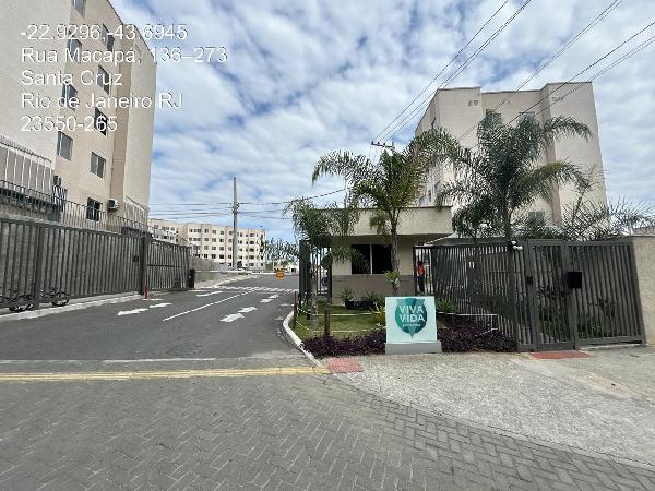 Grande chance — Apartamento no Santa Cruz, Rio de Janeiro - RJ, Apto 301, 2 quartos, 1 vaga, 41,28m²