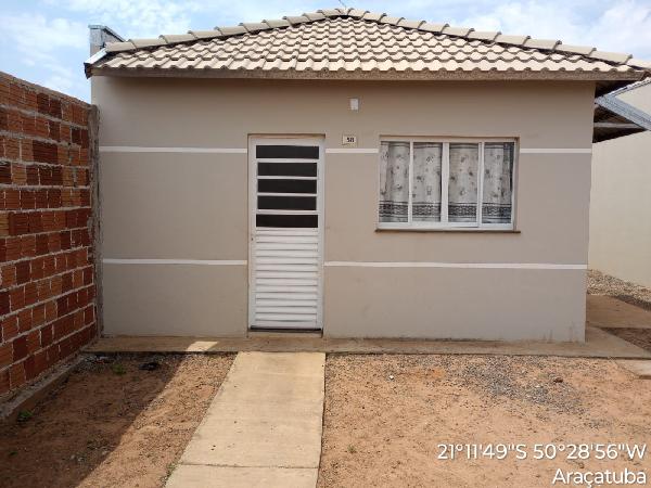 Oportunidade facilitada — Casa no Conjunto Habitacional Luana Ii, Aracatuba - SP, Nº 58, 2 quartos, 1 vaga, 160m²