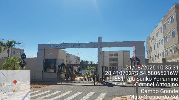 Oportunidade para moradia — Apartamento no Morada do Sossego, Campo Grande - MS, Apto 102, 2 quartos, 1 vaga, 39,96m²
