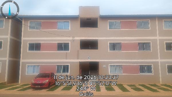 Oferta com diferencial — Apartamento no Mansoes Recreio Mossoro, Cidade Ocidental - GO, Apto 201, 2 quartos, 1 vaga, 44,77m²