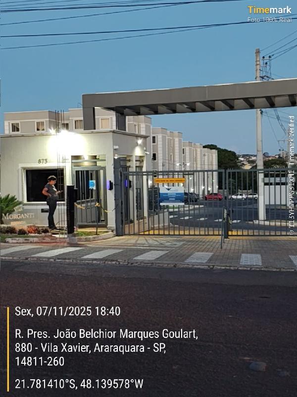 Oferta com excelente localização — Apartamento no Jardim Santa Clara (vila Xavier), Araraquara - SP, Apto 302, 2 quartos, 44,14m²