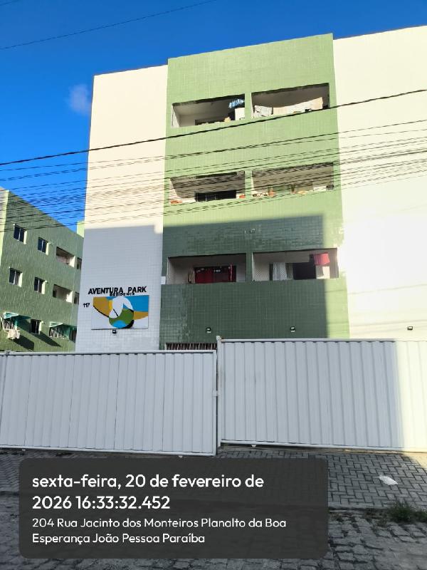 Imóvel em região valorizada — Apartamento no Planalto Boa Esperanca, Joao Pessoa - PB, Apto 205, 2 quartos, 1 vaga, 49,18m²